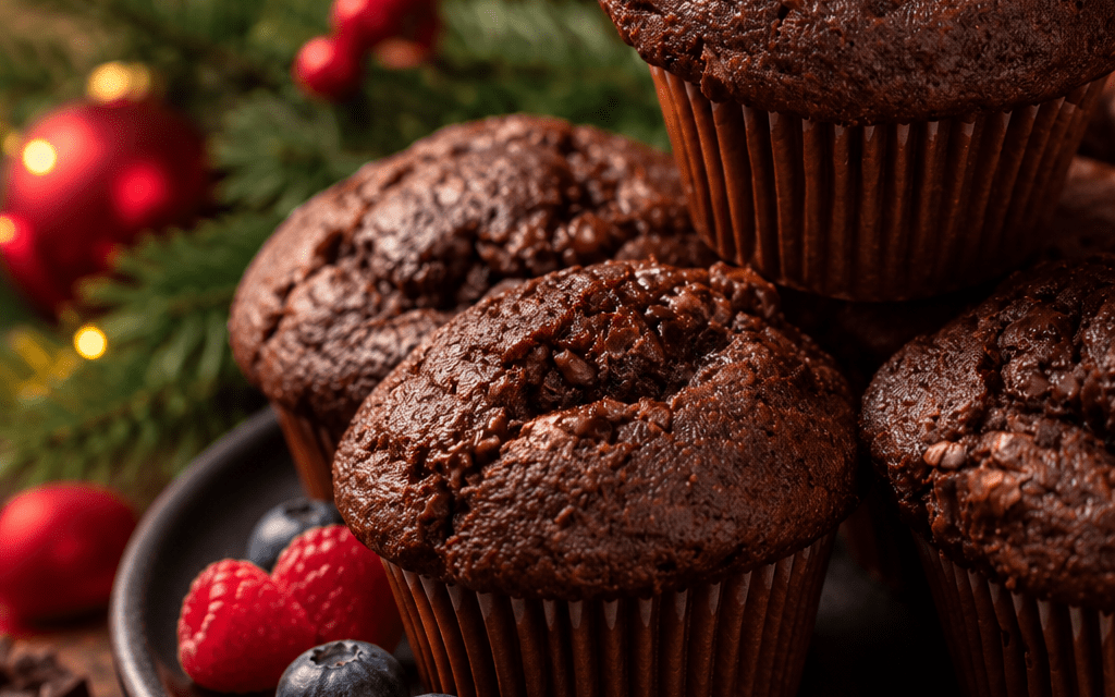 Muffins de chocolate