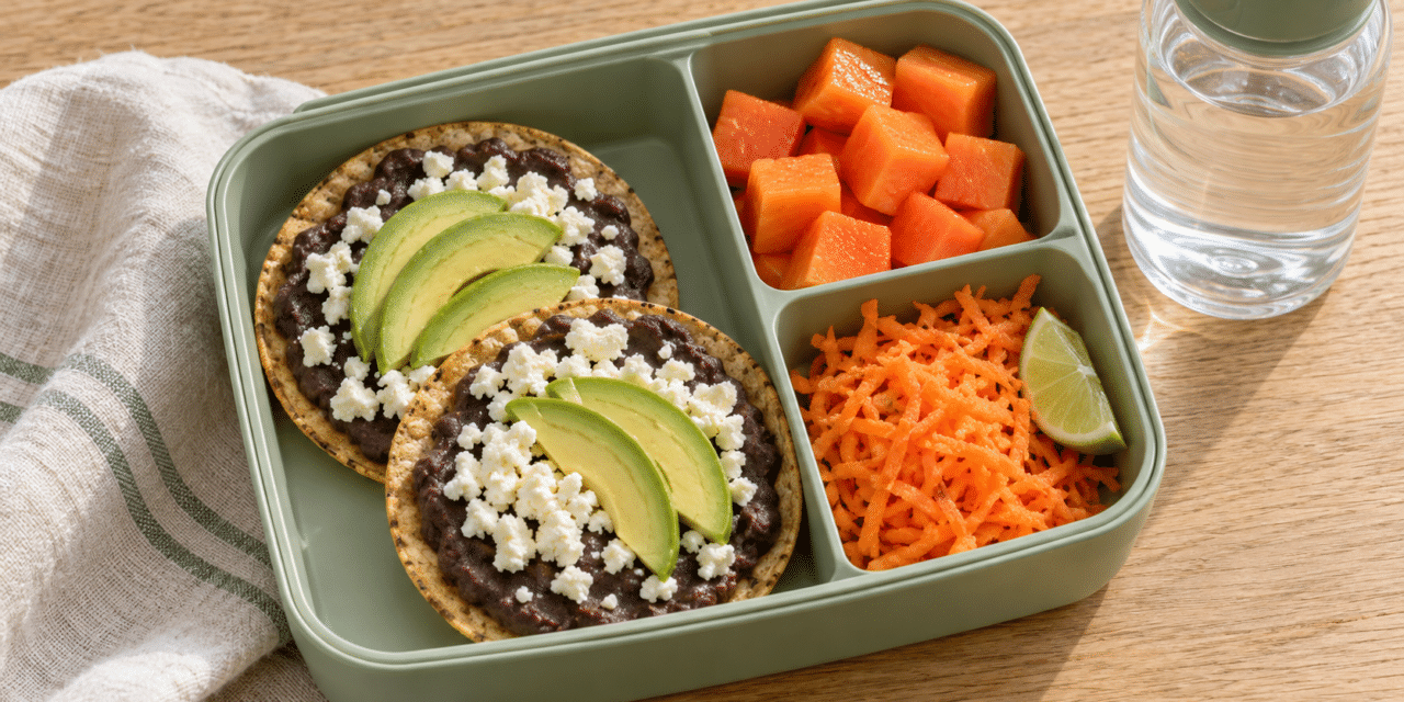 Tostadas chapinas saludables para la lonchera